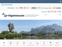 Tablet Screenshot of go-myanmar.com